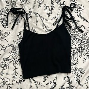 black tie tank top